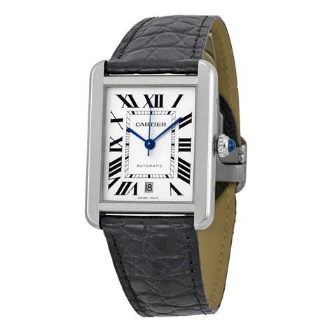 mens tank watch cartier|cartier tank men's automatic.